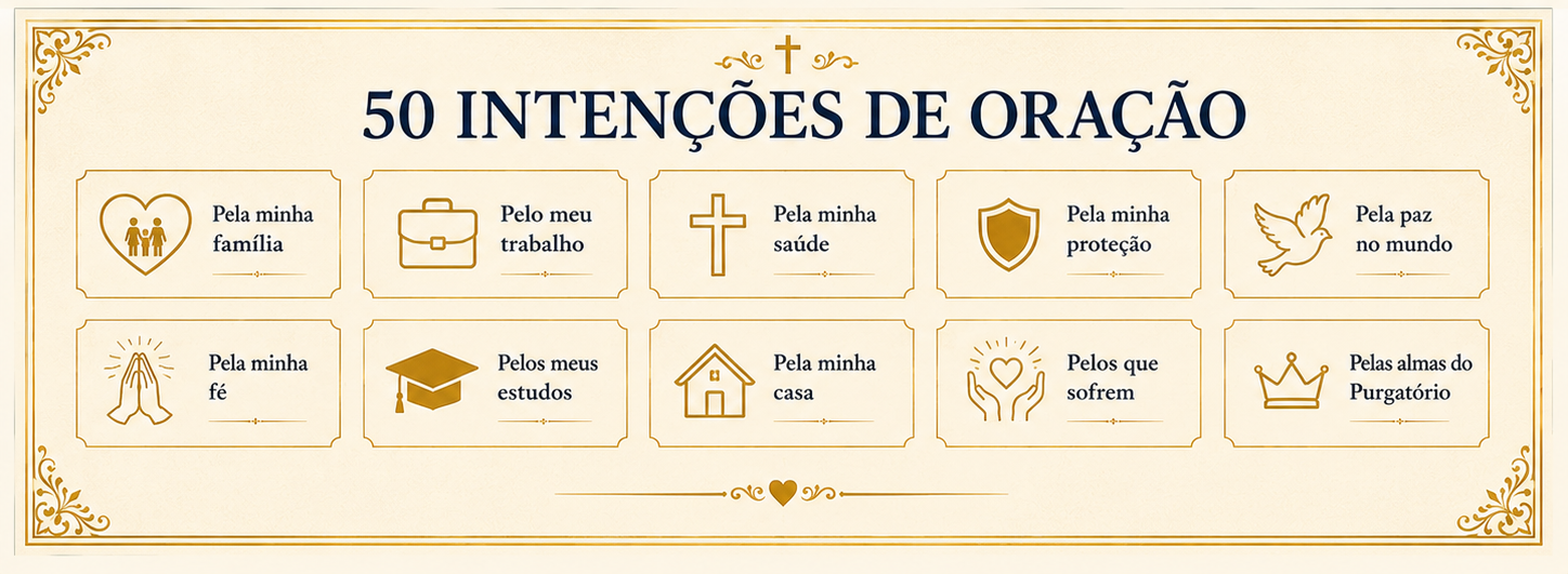 50 Intenções de Oração Prontas