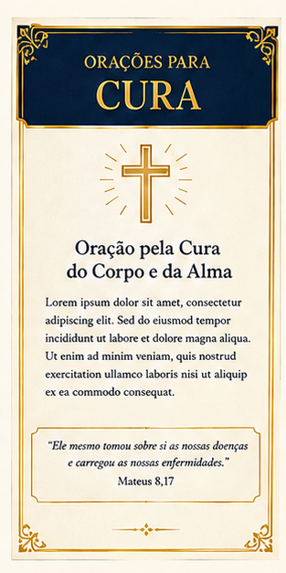Orações para cura