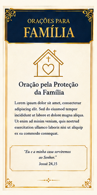 Orações para família